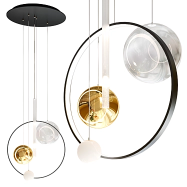 Modern Biarritz Designer Table 3D model image 1 