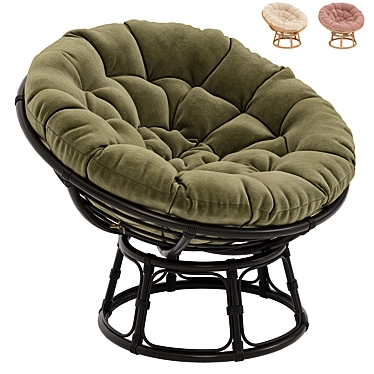 Papasan rattan armchair Aranias