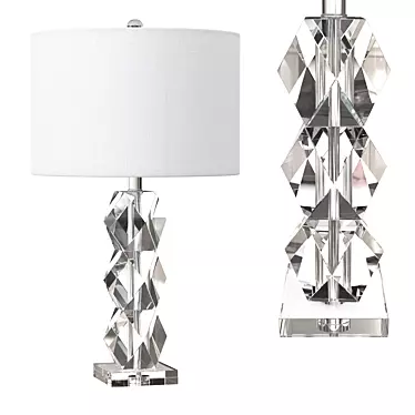 Sofia Crystal LED Table Lamp 3D model image 1 