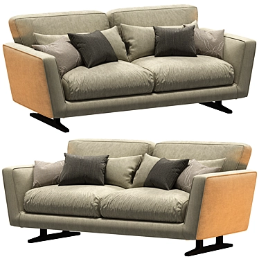 Mizar Modular Sofa: Stylish Elegance 3D model image 1 