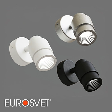 Eurosvet Plat LED Wall Light 3D model image 1 