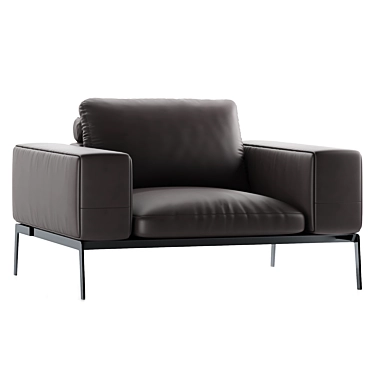 Luxury Living Room Seating 3D model image 1 