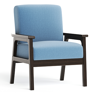 Boltz Stylish Wide Armchair 2022 3D model image 1 