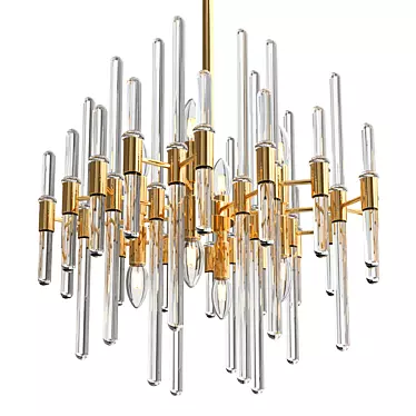  Odeon Light STIKA Pendant Chandelier 3D model image 1 