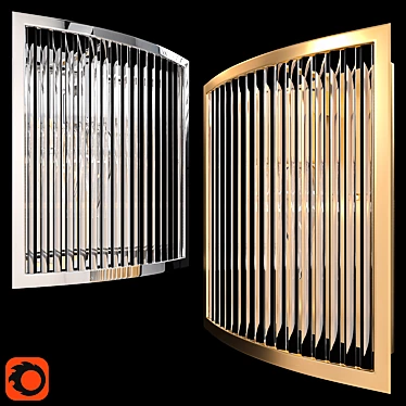 Sergio Wall Sconce Duo 3D model image 1 