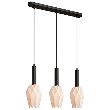  Loft Market Pendant Light, 3 Lamps 3D model image 1 