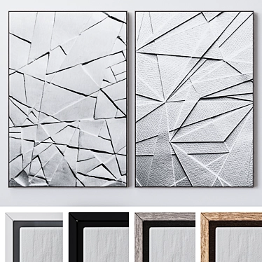 Large Wall Art Set 2038 3D model image 1 