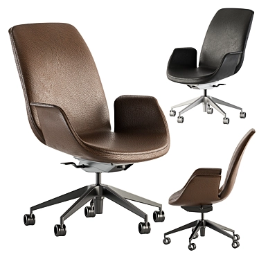  Office Chair Set of 20 3D model image 1 