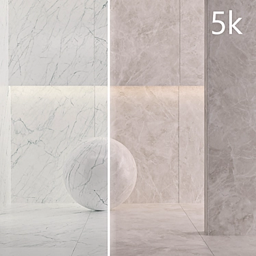 Diamond Cream Laminam Statuarietto Tile 3D model image 1 