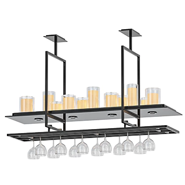 ImperiumLoft Shelf and Candle Chandelier 3D model image 1 