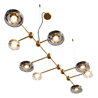 Modern Sleek Circuit Design Table 3D model image 1 