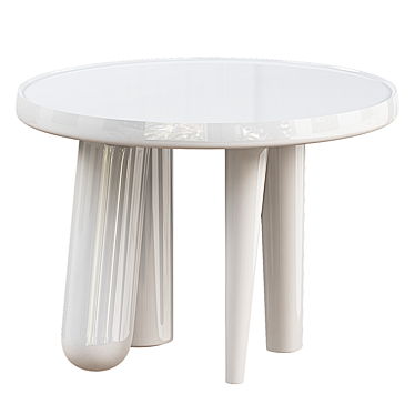 Sleek Modern Low Table Furniture 3D model image 1 