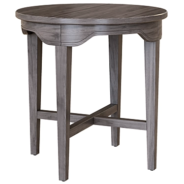 Avignon Round End Table 3D Model 3D model image 1 