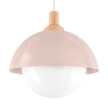 Perforated Dome Pendant | Metal Plafon 3D model image 1 