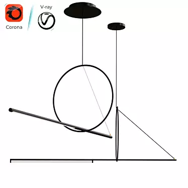 SIRIS Collection 2013 Design Lamp 3D model image 1 