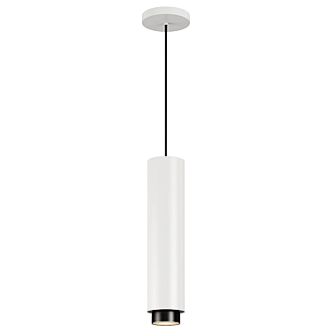 Sleek Modern Pendant Light 3D model image 1 