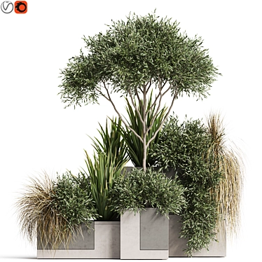 Lush Greenery Assortment - 771 3D model image 1 