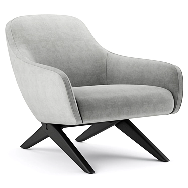 Modern Marlon Chair for V-Ray 3D model image 1 