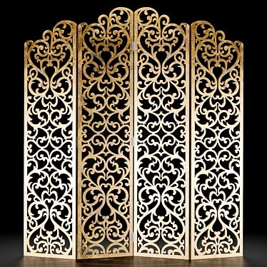 Decorative Screen Divider Wedding Arch 3D model image 1 