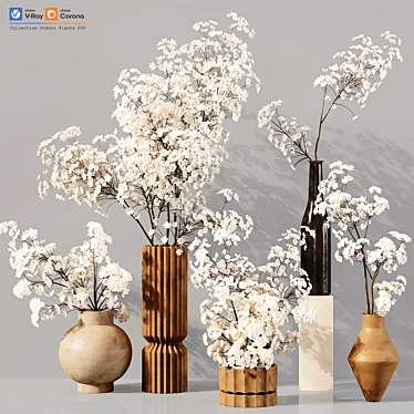 Premium Indoor Plant Collection 3D model image 1 