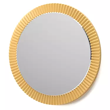 Modern Aster Medium Wall Mirror 3D model image 1 