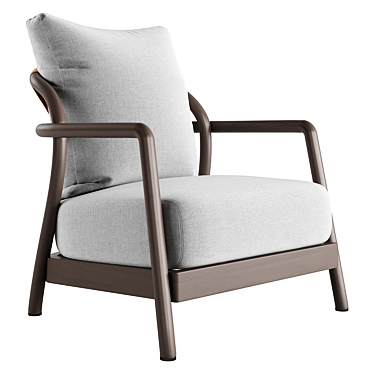 Modern Luxury Alison Armchair 3D model image 1 