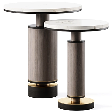 Sleek Berlin Side Table 3D model image 1 