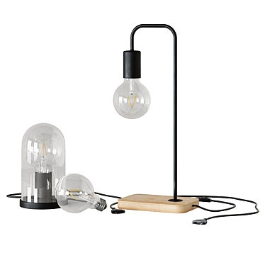 IKEA TVARHAND ROPUDDEN LUNNOM table lamp