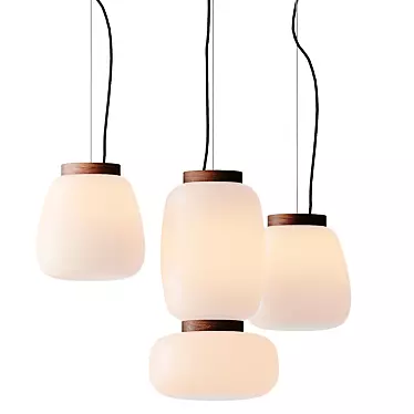 MISKO S Pendant Light, H 51 cm, B.lux 3D model image 1 