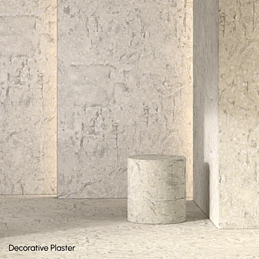 Ultimate Decorative Plaster Material Pack 3D model image 1 