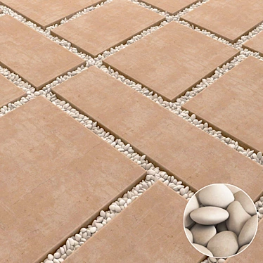 Versatile Paving Tile Collection 3D model image 1 