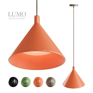 Title: Illuminating Lumo Pendant Light 3D model image 1 