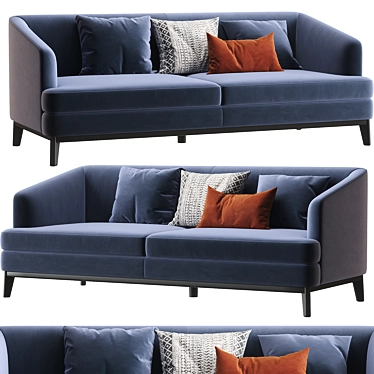 Monterey Modern Sofa Design 3D model image 1 