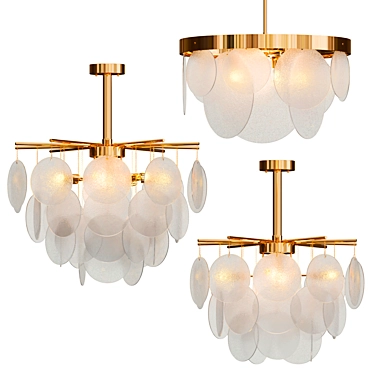 Frost & Mod Chandelier Set 3D model image 1 