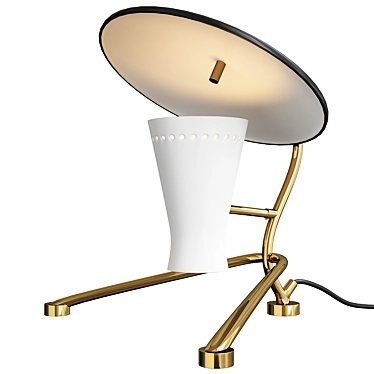 Modern Sleek Floor Lamp Design 3D model image 1 