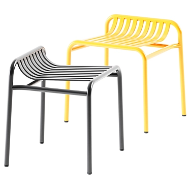 Week-end Tabouret Noir: Petite Chic 3D model image 1 