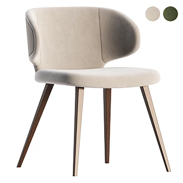 Modloft Harper Dining Chair: Modern Elegance 3D model image 1 