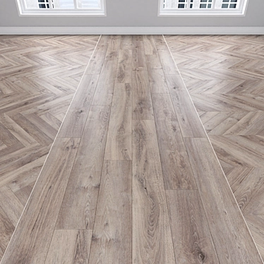 Diverse Oak Parquet Collection 3D model image 1 