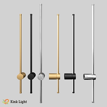 Loki LED Wall Sconce Set 3D model image 1 