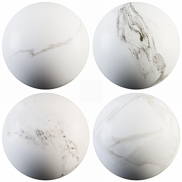 Glossy Marble Texture Collection 3D model image 1 