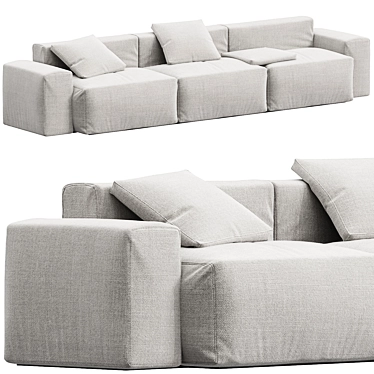 Modern Italian Design Couch 3D model image 1 