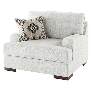  Benchcraft Mercado Chair and a Half 3D model image 1 