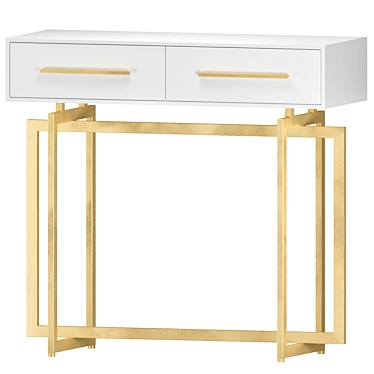 Customizable Console Table Samantha 3D model image 1 