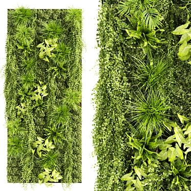 Vertical Leaf Plant Collection - Premium Quality 3D model image 1 
