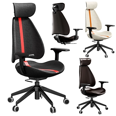 IKEA GRUPPSPEL Gaming Office Chair 3D model image 1 