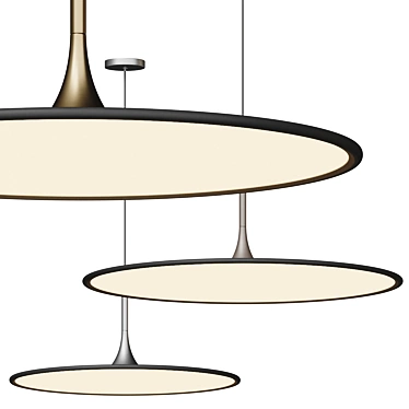 Modern Minimalist LED Pendant Light 3D model image 1 
