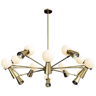 Sleek 2013 Abelina Design Lamp 3D model image 1 