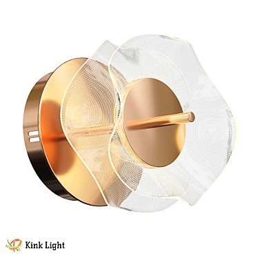 Elegant LED Room Sconce 3D model image 1 