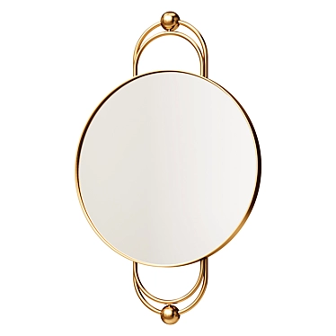 Caroline Gold Wall Mirror - Surya 3D model image 1 