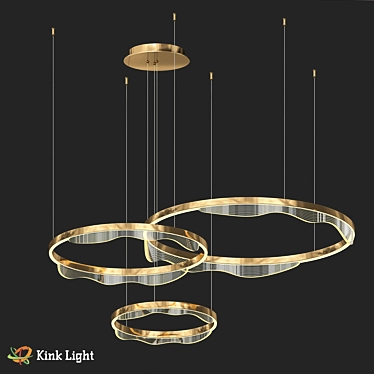 Elegance LED Pendant Light Fixture 3D model image 1 